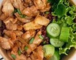 ข้าวไก่ผัดซอสเทอริยากิ