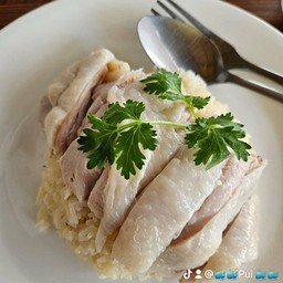 ข้าวมันไก่ไหหลำพิเศษเนื้อ-หนังไก่