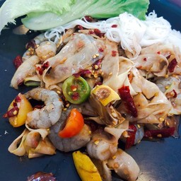 ตำหลวงพระบางกุ้งสด L