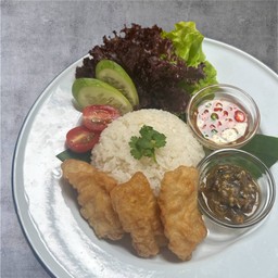 ข้าวปลากระพงแกะ