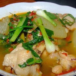 แกงอ่อมไก่ใส่ฟัก