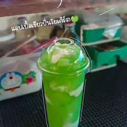 แอปเปิ้ลเขียวปั่น โยเกิร์ต