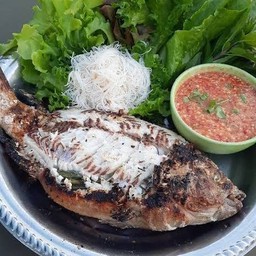 เมี่ยงปลานิลเผา