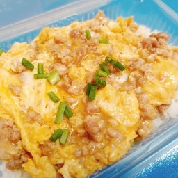 ข้่าวไข่ขยี้หมูสับ