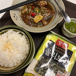 SUPER-SET ละเมอม่อนอิ่มจุกๆ (แซลมอนดอง + ข้าวญี่ปุ่น + สาหร่าย + น้ำจิ้มซีฟู๊ด)