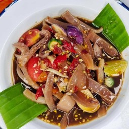 ตำหมึกกรอบ