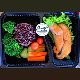 สลัด+แซลมอน