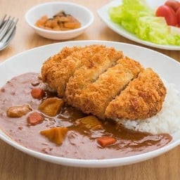 ข้าวแกงกะหรี่หมูทอด