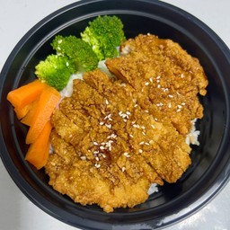 ข้าวไก่ทอดซอสเทอริยากิ