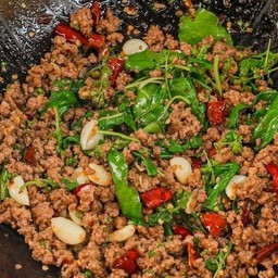 ข้าว+กระเพรา