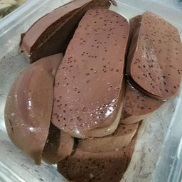 เลือดไก่ต้มแยก