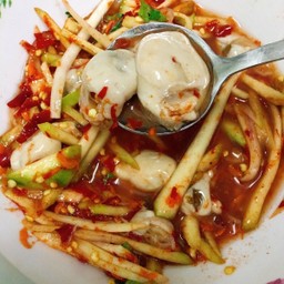 ตำมะม่วงหอยนางรมราคาพิเศษ