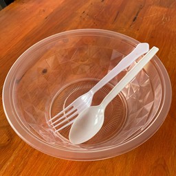 ถ้วย+ช้อนส้อม