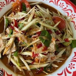 ส้มตำยกครก แซ่บนัวอีสาน(หน้าหมู่บ้านเอื้ออาทร)