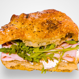 Ham Rocket Cream Cheese Focaccia