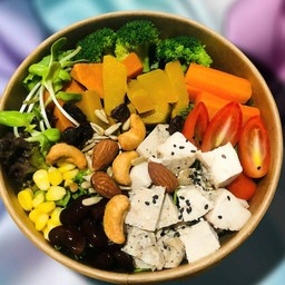 มินิสลัดอกไก่พริกไทดำ