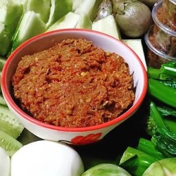 แจ่วบอง+ชุดผัก