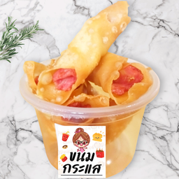 เกี๊ยวสติ๊ก เบค่อน 6 ชิ้น