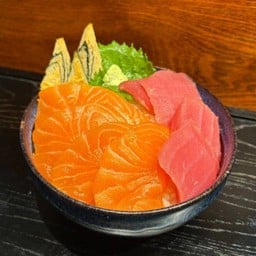 Salmon & Maguro Don - ข้าวหน้าแซลมอน ทูน่า