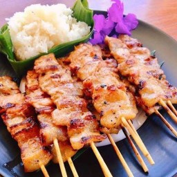 หมูย่างเตาถ่าน