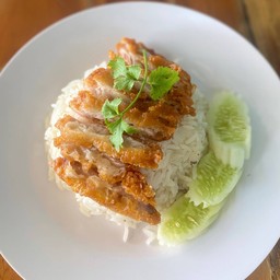 ข้าวมันไก่ทอด