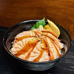 Salmon Teriyaki - Aburi Don - ข้าวหน้าแซลมอน ซอสเทอริยากิ