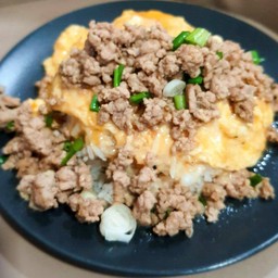 ข้าวไข่ข้นหมูสับ (ไข่ 2 ใบ)