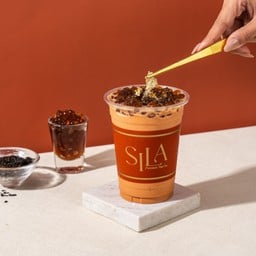 SILASHY Thai Tea (16 oz) + Brown Sugar Konjac