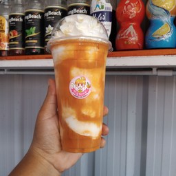 มะพร้าวนมสดปั่นชาไทย