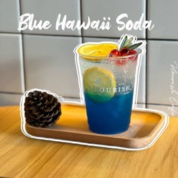 บลูฮาวายโซดา-Blue Hawaii Soda