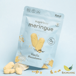 Sugarless เมอแรงค์รสวนิลลาแมคคาเดเมีย25 ก.