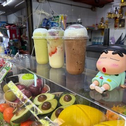 มะพร้าว + โกโก้ + โอริโอลส์ + นมสดปั่น