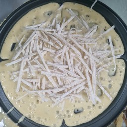 วาฟเฟิลเผือก