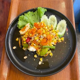 ตำไทยข้าวโพดไข่เค็ม