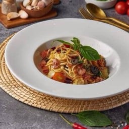 สปาเก็ตตี้ขี้เมาเบคอน