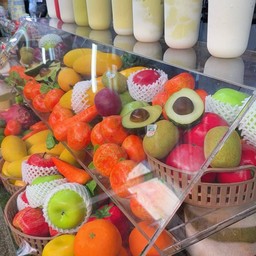 อาโวคาโด + มะพร้าวปั่น ไม่ใส่นม