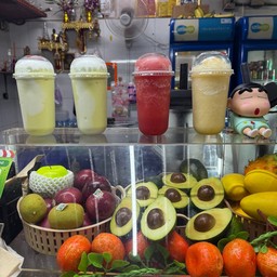 ส้ม + มะนาว + สับปะรด + แอปเปิ้ลเขียว + มะเขือเทศ ปั่น