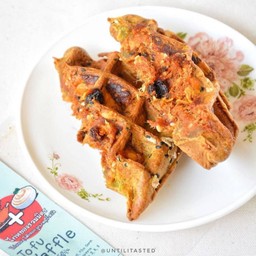 Leanlife วาฟเฟิลไส้ไก่หยองน้ำพริกเผา