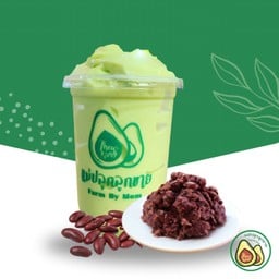 อะโวคาโด ถั่วแดงกวน