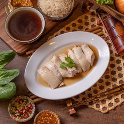 C6 เซ็ตไก่สับ+ข้าว 1ถ้วย