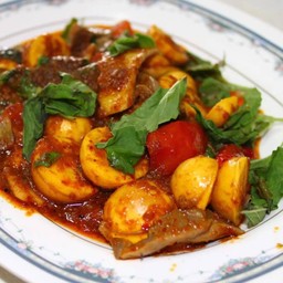 ไข่อ่อนผัดเผ็ด