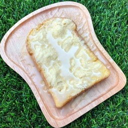 ปังปิ้งเนยนม หมูหยอง (2แผ่น)