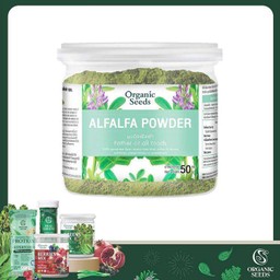 Organic Seeds Organic Alfalfa Powder 50g.