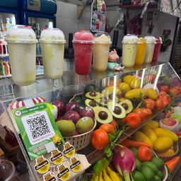 อาโวคาโด + สับปะรด + เสาวรส + ส้ม + มะนาวปั่น