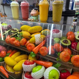 มะม่วง + ส้มปั่น