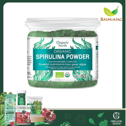 Organic Seeds Organic Spirulina Powder 50g.