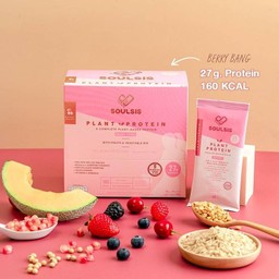 SOULSIS เครื่องดื่มโปรตีนพืชรสช็อคโกแลต 400 ก.