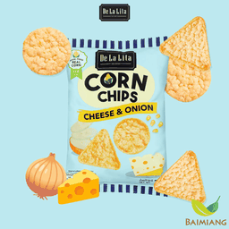 De La Lita เดอลาลิต้าคอร์นชิป รสชีสและหัวหอม
