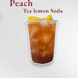 Peach tea lemon soda