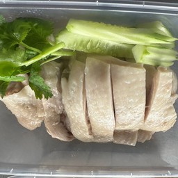 ไก่สับ(ชุดเล็ก) น้ำราดสิงคโปร์